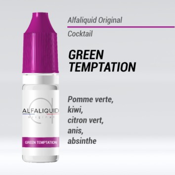 e liquide cocktail green temptation Alfaliquid e liquide cocktail green temptation Alfaliquid