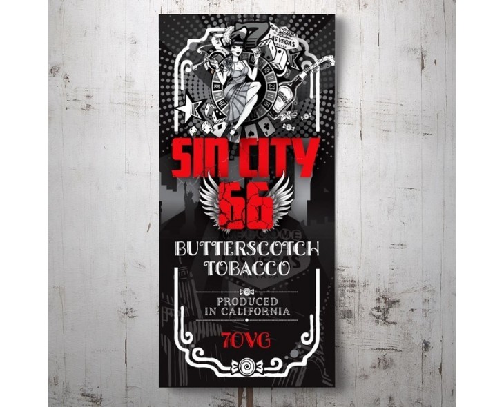 Butterscotch Tobacco Sin City 66 | Création Vap
