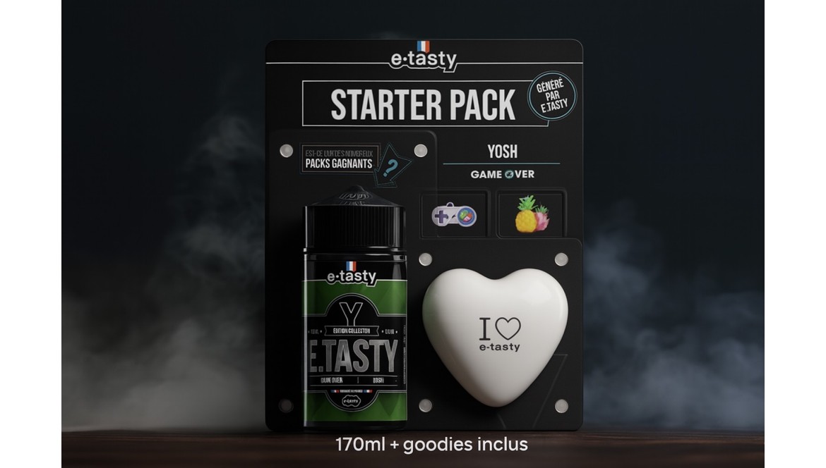 Starter Pack YOSH E.Tasty – 170ml d’exotisme frais