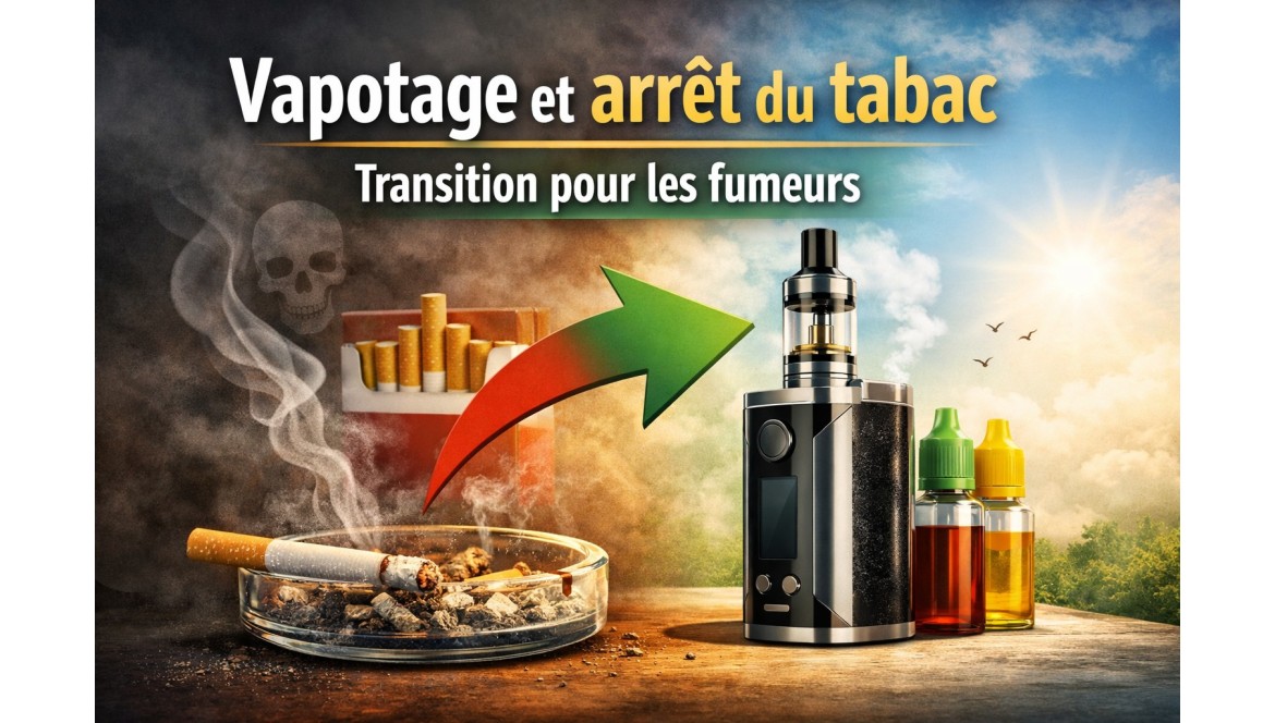 Vapotage et arrêt du tabac transition pour les fumeurs adultes