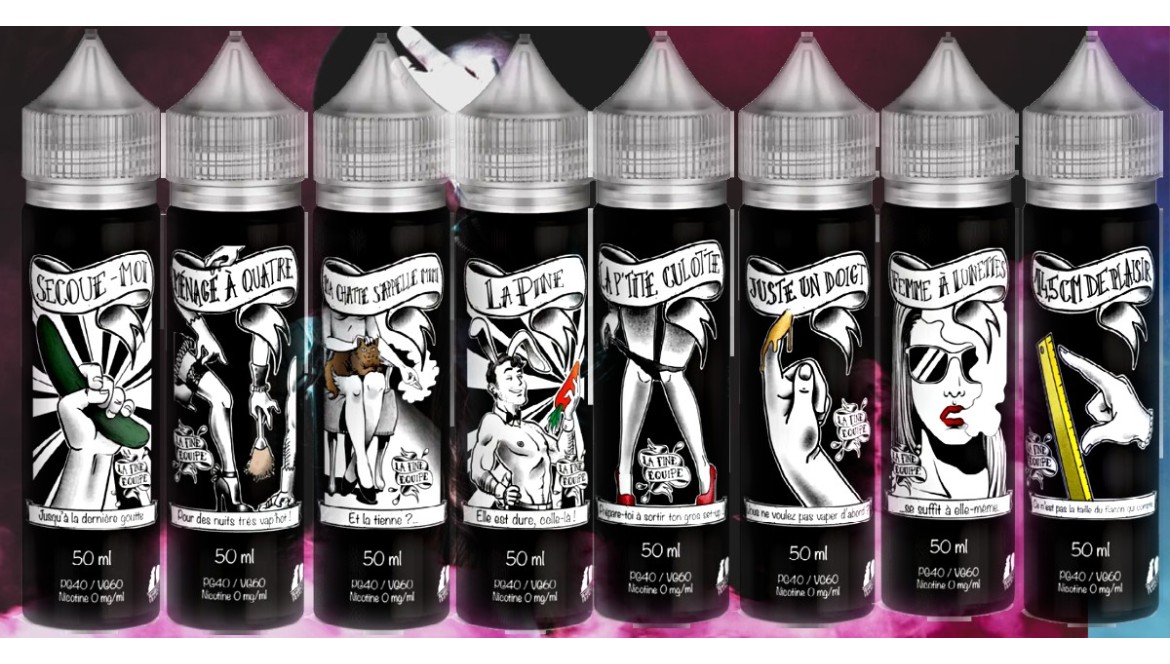 Les e-liquides signée La Fine Equipe